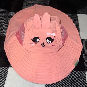 NEW Kid’s Sun Hat with Adjustable Strap, Color: Pink